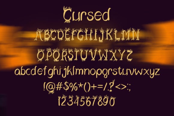 34 Halloween Lettering Fonts: Creepy Hand-Drawn Style 24 Cursed Halloween lettering font showcasing horror handwriting style. โ Halloween lettering fonts