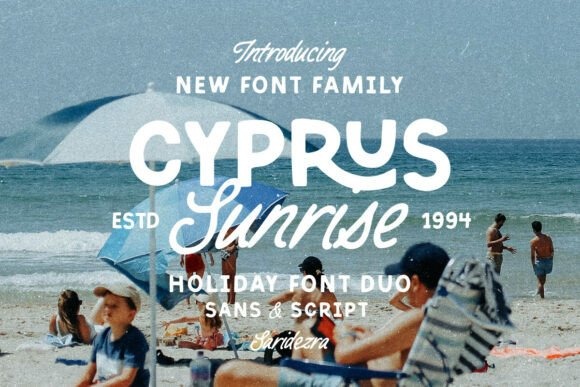 17 Wedding Font Combinations for Elegant Invitations 17 Cyprus Sunrise Duo wedding font combinations