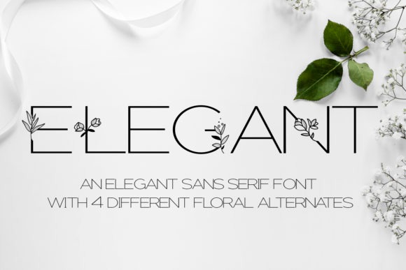 19 Wedding Fonts in Canva for Elegant Invitation Designs 20 Elegant font with floral characters for wedding designs — wedding fonts in Canva