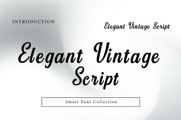 Elegant Vintage Script Font — vintage calligraphy fonts Elegant Vintage Script calligraphy font for invitations — vintage calligraphy fonts