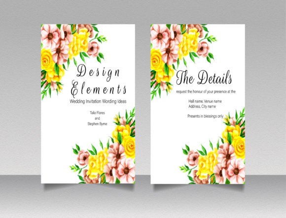 Engagement Party Invite Template: 26 Elegant Picks 19 Elegant engagement party invitation template with floral design and decorative text.