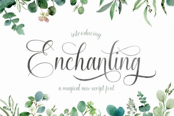 21 Free Calligraphy Fonts for Elegant Wedding Invitations 7 Enchanting Script Fonts 15221235 1 1 580x387 1 2