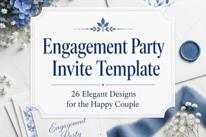Engagement Party Invite Template 26 Elegant Picks
