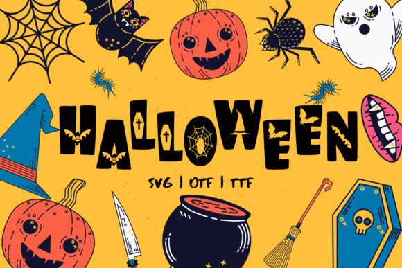 Weird Halloween Fonts: 32 Whimsical Picks for Creative Designs 16 Funny Halloween Fonts 33807505 1 1 580x387 1