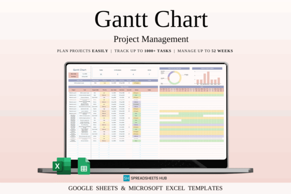 10 Top Google Sheets Templates for Freelance Designers 12 Gantt Chart project management template for Google Sheets and Excel with task tracking features. — Google Sheets templates