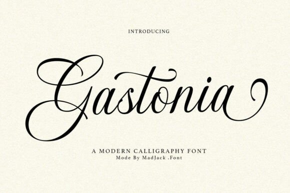 Gastonia Script Calligraphy Font — calligraphy fonts Gastonia Script calligraphy font for elegant wedding invitations — calligraphy fonts