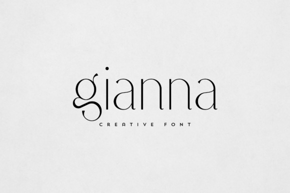 Gianna Font for Professional Designs — Canva Fonts Gianna font showcasing elegant sans serif design for professional use. — Canva Fonts