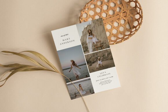 35 Party Invite Template Designs for Every Celebration 42 Editable party invite template featuring a modern design with photos and text placeholders.