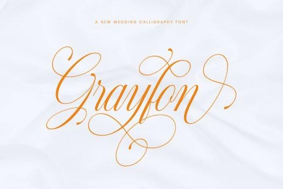 Grayfon Calligraphy Font — fancy calligraphy fonts Fancy calligraphy font Grayfon for luxury wedding invitations — fancy calligraphy fonts