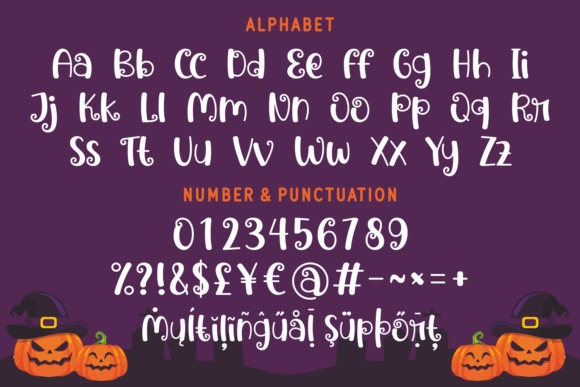 34 Halloween Lettering Fonts: Creepy Hand-Drawn Style 38 Halloween lettering fonts featuring curly handwritten style.