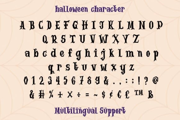 22 Creepy ABC Fonts for Posters, Stickers, & Classrooms 33 Halloween Fonts 81325355 6 580x387 5
