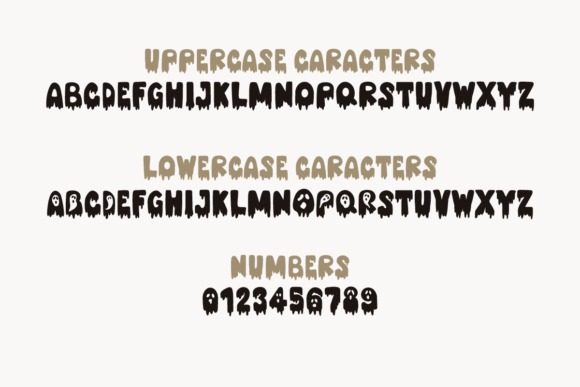 24 Halloween ABC Fonts for Spooky Alphabet Designs 37 Halloween ABC fonts featuring dripping ghostly letters and numbers.