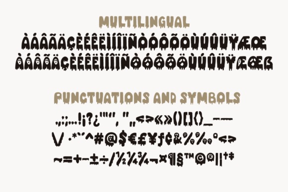 24 Halloween ABC Fonts for Spooky Alphabet Designs 38 Halloween ABC fonts featuring dripping ghostly letters and symbols.