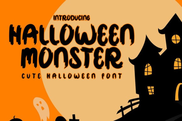 24 Halloween ABC Fonts for Spooky Alphabet Designs 63 Halloween ABC fonts featuring Halloween Monster display font.