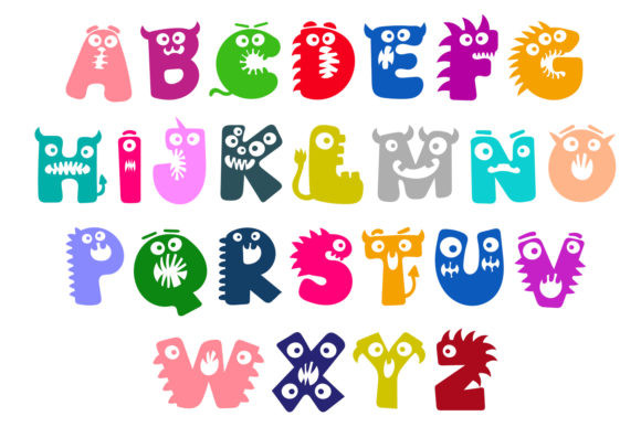 Halloween Bubble Fonts: 36 Playful Picks for Spooky Crafts 12 Colorful, chunky Halloween bubble letters with playful monster designs.