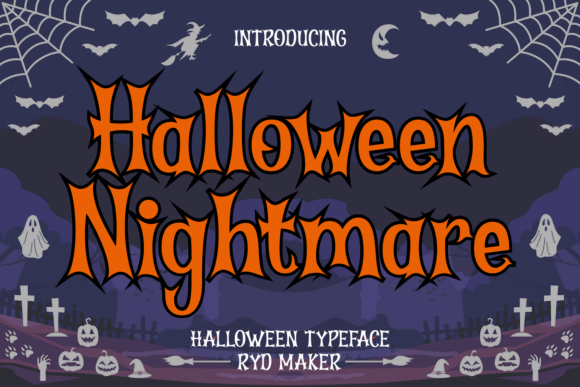 Weird Halloween Fonts: 32 Whimsical Picks for Creative Designs 29 Halloween Nightmare Fonts 78016728 1 1 580x387 2