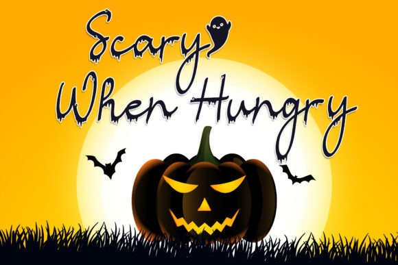 34 Halloween Lettering Fonts: Creepy Hand-Drawn Style 36 Halloween lettering fonts featuring a spooky pumpkin and bats