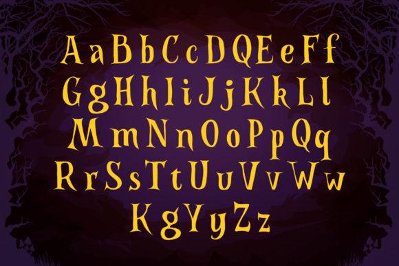 35 Best Bold Halloween Fonts with Heavy, Spooky Lettering 36 Bold Halloween font showcasing uppercase and lowercase letters in a spooky style. โ bold Halloween fonts