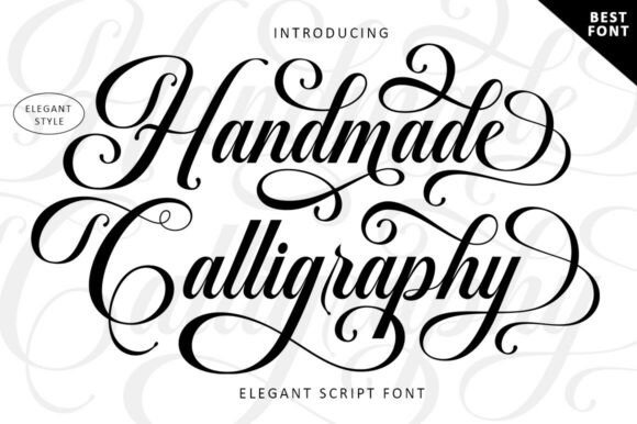 Handmade Calligraphy Font — calligraphy fonts Handmade Calligraphy font for elegant wedding invitations — calligraphy fonts