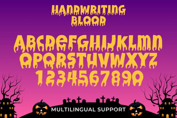 34 Halloween Lettering Fonts: Creepy Hand-Drawn Style 22 Halloween lettering fonts featuring jagged handwritten style.