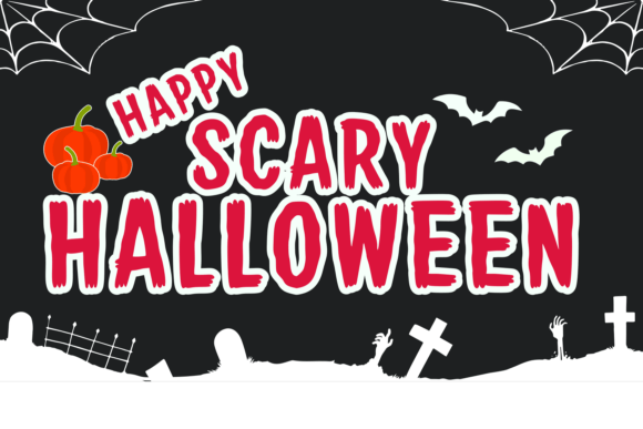 34 Halloween Lettering Fonts: Creepy Hand-Drawn Style 19 Halloween lettering fonts featuring Happy Scary Halloween design