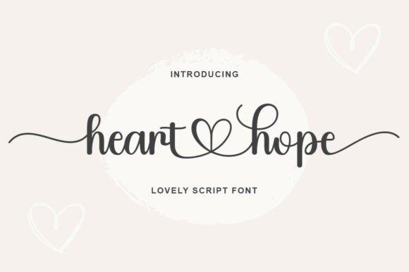 21 Free Calligraphy Fonts for Elegant Wedding Invitations 17 Heart Hope calligraphy font for wedding invitations — calligraphy fonts