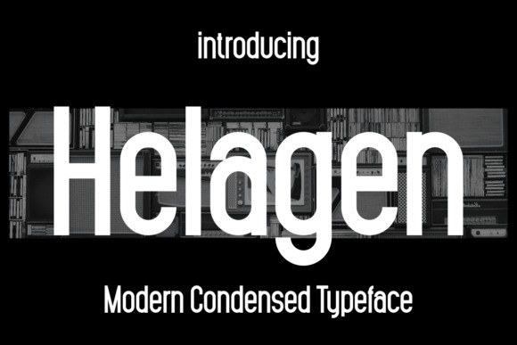 Helagen Font for Professional Designs — Canva Fonts Helagen font showcasing modern condensed typeface for professional designs — Canva Fonts