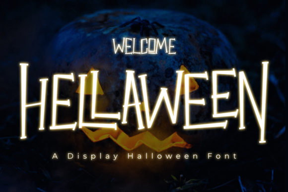 28 Halloween Fonts for Stickers & Labels That Print Clearly 3 Hellaween Fonts 5322315 1 1 580x387 1