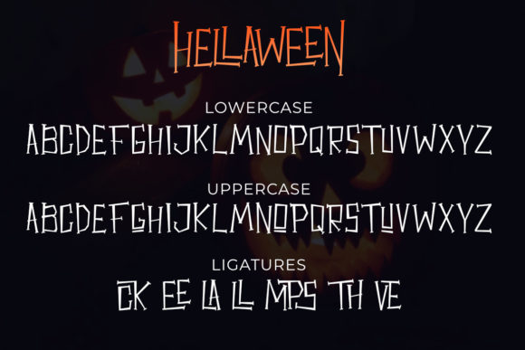 28 Halloween Fonts for Stickers & Labels That Print Clearly 4 Hellaween Fonts 5322315 6 580x387 1
