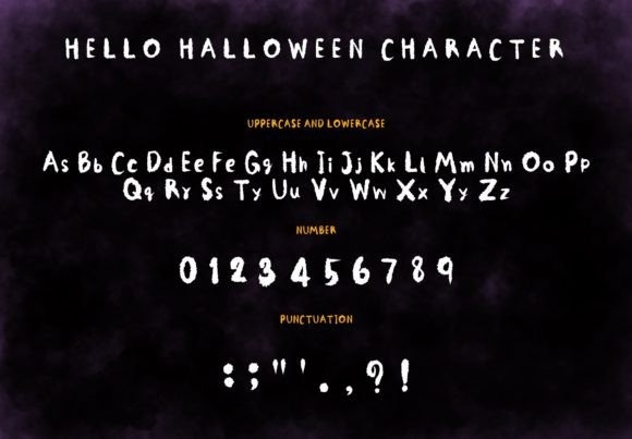 34 Halloween Lettering Fonts: Creepy Hand-Drawn Style 81 Halloween lettering fonts featuring Hello Halloween character set