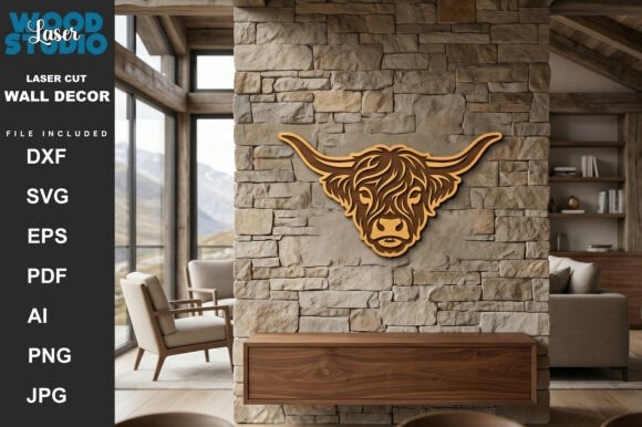 30 Best Layered Highland Cow Laser Cut Files for Decor 3 Layered Highland Cow Laser Cut Files for Decor