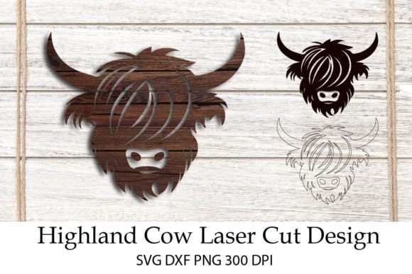 24 Highland Cow Laser Cut Files for Etsy Sellers 5 Highland cow laser cut files for crafting
