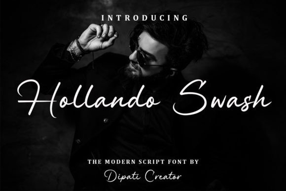 19 Wedding Fonts in Canva for Elegant Invitation Designs 6 Hollando Swash font introduction for wedding invitations — wedding fonts in Canva