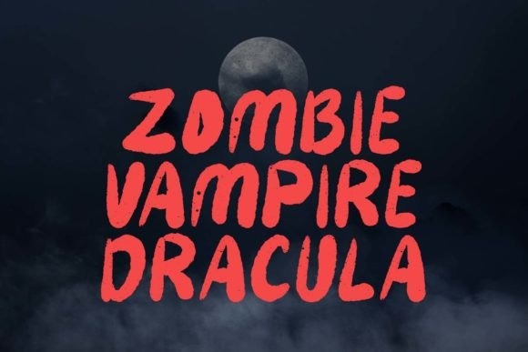 22 Creepy ABC Fonts for Posters, Stickers, & Classrooms 36 Horror Monster Fonts 75808427 3 580x387 1