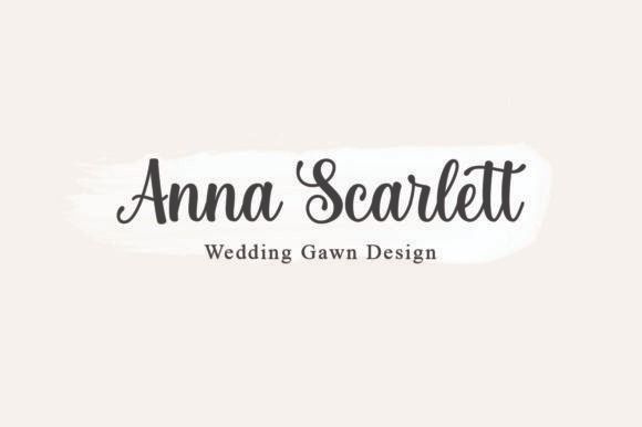16 Wedding Card Fonts for Elegant Invitation Designs 10 Elegant wedding card fonts featuring the name Anna Scarlett