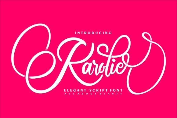 16 Wedding Card Fonts for Elegant Invitation Designs 11 Karolie wedding card font example — wedding card fonts