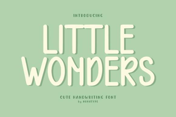 Little Wonders Handwriting Font — Fun Handwriting Fonts Fun Handwriting Fonts for kids worksheets, featuring Little Wonders font.