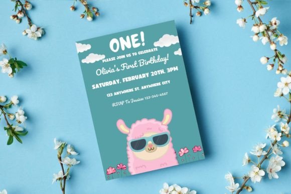 40 Editable Birthday Party Invite Template Ideas for Every 16 Editable llama first birthday party invitation with playful design and event details. โ birthday party invite template