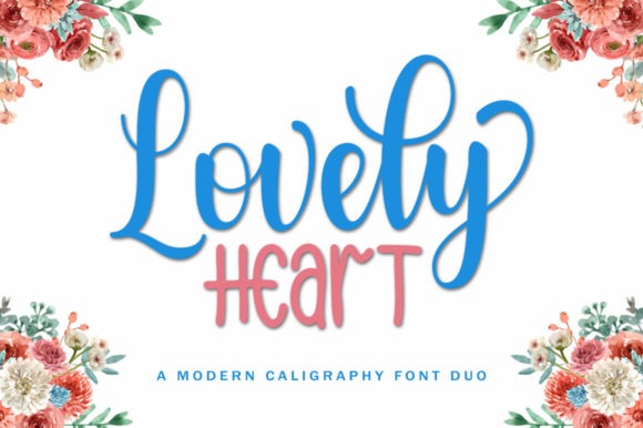 17 Wedding Font Combinations for Elegant Invitations 12 Lovely Heart wedding font combinations for invitations
