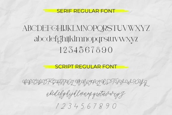 17 Wedding Font Combinations for Elegant Invitations 5 Wedding font combinations featuring serif and script styles.