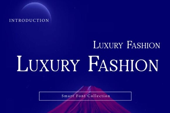 19 Wedding Fonts in Canva for Elegant Invitation Designs 15 Luxury Fashion font showcased for wedding designs — wedding fonts in Canva