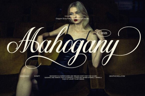 Mahogany Calligraphy Font — fancy calligraphy fonts Fancy calligraphy fonts for luxury wedding invitations featuring Mahogany script.