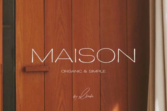 Maison Font for Professional Designs — Canva Fonts Maison font example showcasing elegant modern sans serif style — Canva Fonts
