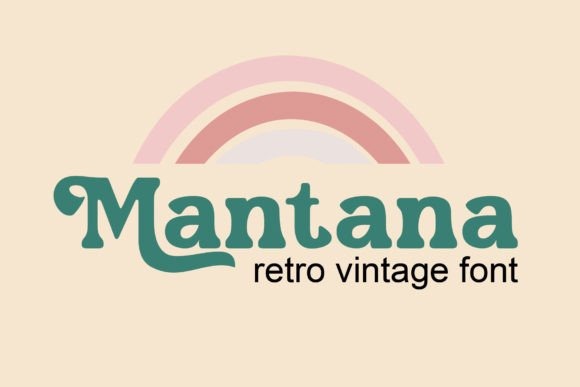 Mantana Retro Vintage Font — Canva fonts for professional branding Mantana font showcasing a retro vintage style for branding. — Canva fonts for professional branding