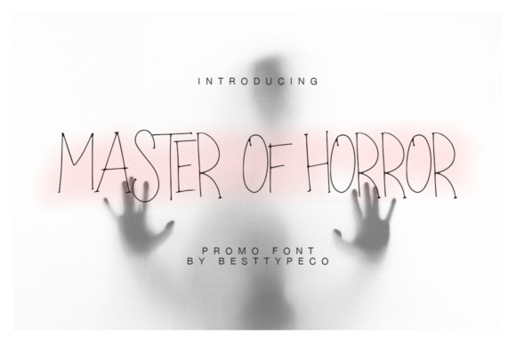 34 Halloween Lettering Fonts: Creepy Hand-Drawn Style 31 Halloween lettering fonts featuring Master of Horror