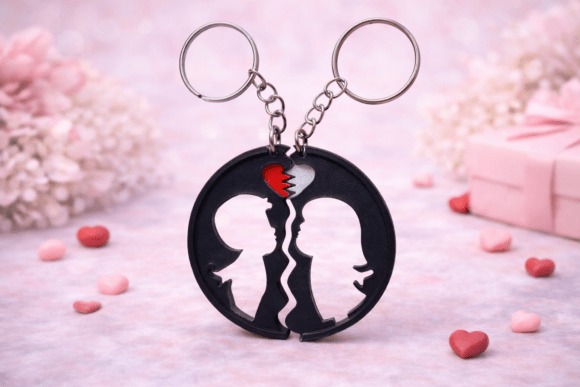 Personalized Keychains — DIY 3D printed gifts DIY 3D printed gifts: personalized keychains for couples