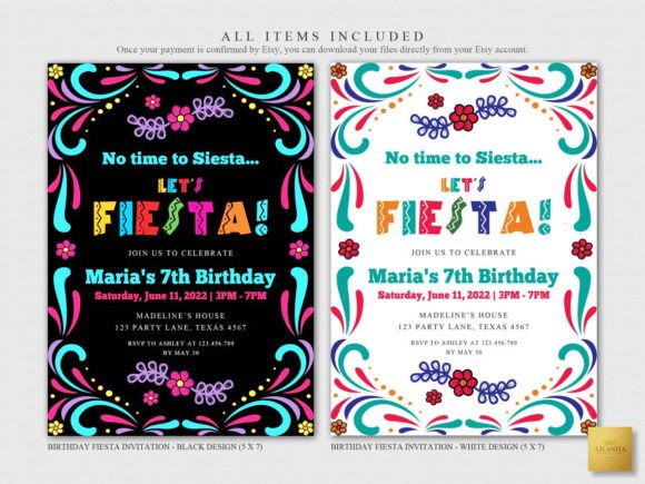 35 Party Invite Template Designs for Every Celebration 10 Colorful Mexican theme birthday invitation design with vibrant patterns and text. โ party invite template