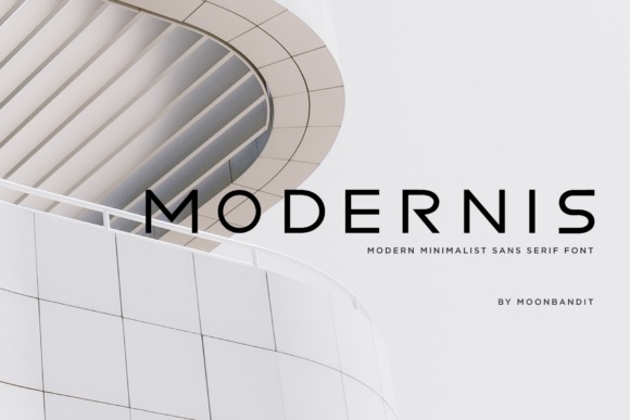 Modernis Font for Professional Designs — Canva Fonts Modernis font showcased in a minimalist design setting — Canva Fonts