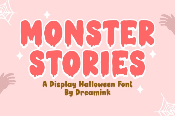 24 Halloween ABC Fonts for Spooky Alphabet Designs 31 Monster Stories font featuring chunky characters and dripping details for Halloween designs. โ Halloween ABC fonts