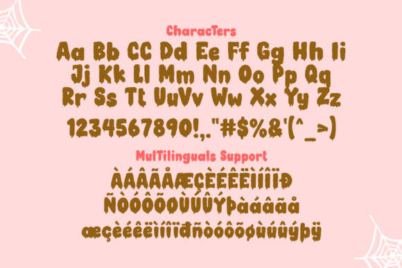 Halloween Bubble Fonts: 36 Playful Picks for Spooky Crafts 18 Colorful Halloween bubble font showcasing letters and numbers with playful design elements.